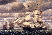 Fitz Hugh Lane Clipper Ship Southern Cross Leaving Boston Harbor Sweden oil painting reproduction